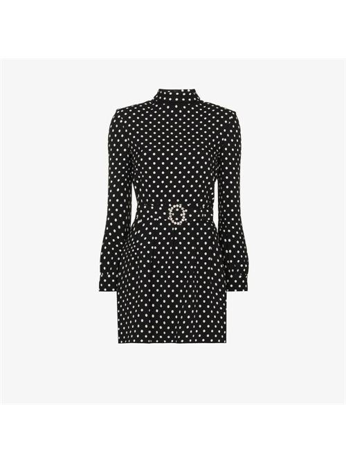 Abito corto a pois SAINT LAURENT | 686346Y3E091095